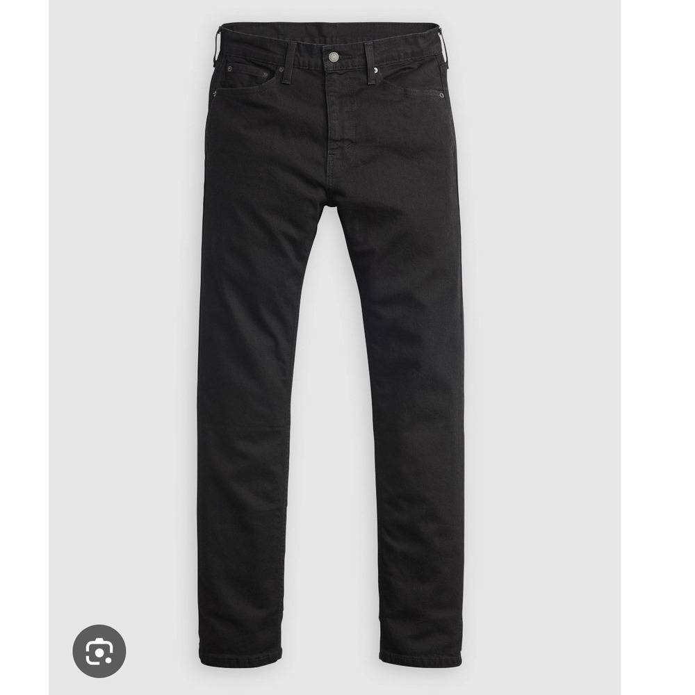 Levis 510 Skinny Fit Jeans Mens 36x32 Black Denim Stretch Pants 05510-0721